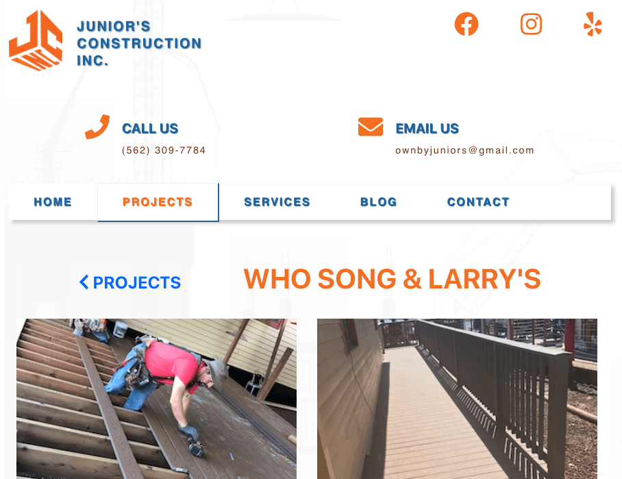 Tablet View for Juniors project
