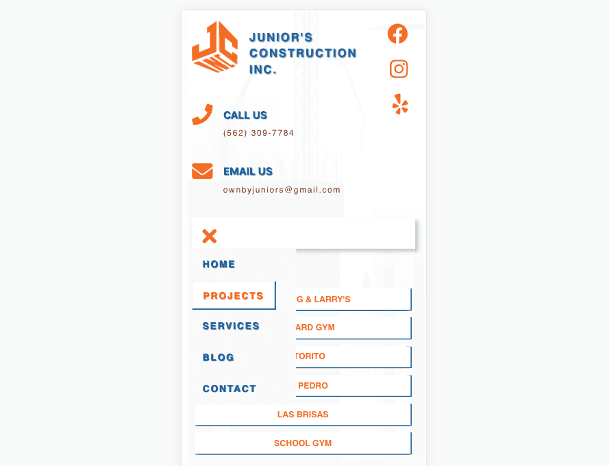 Mobile View for Juniors project